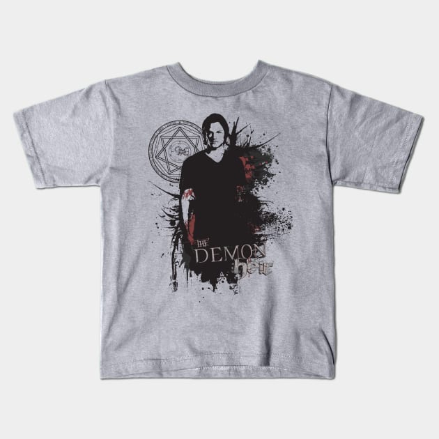 Sam Winchester Kids T-Shirt by potatonomad